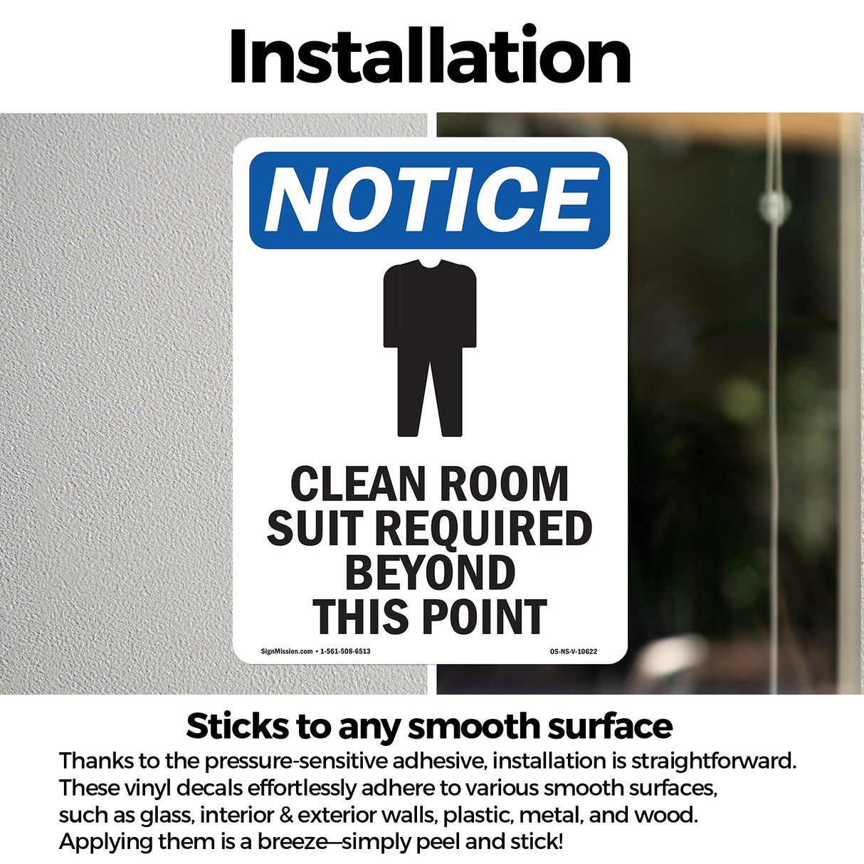 Clean Room Suit Required Beyond