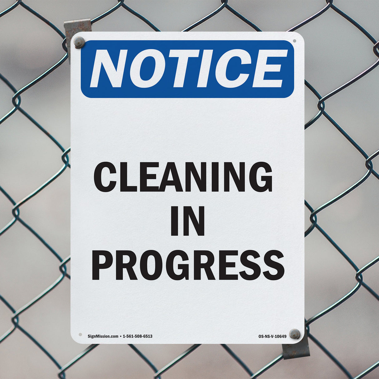 Cleaning In Progress