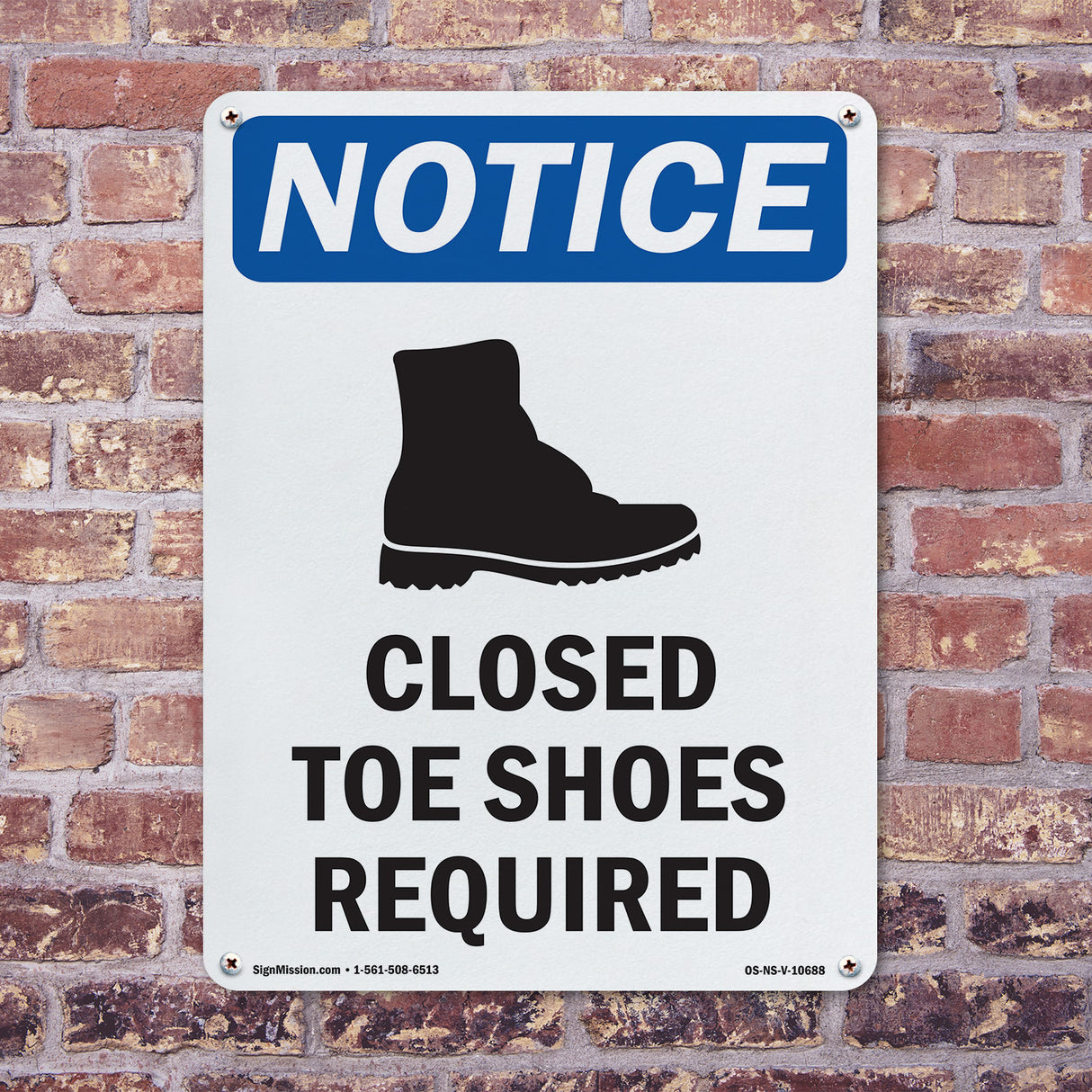 Closed Toed Shoes Required
