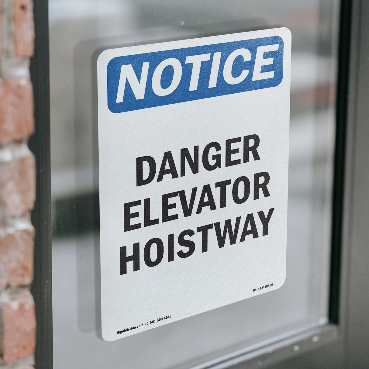 Danger Elevator Hoistway