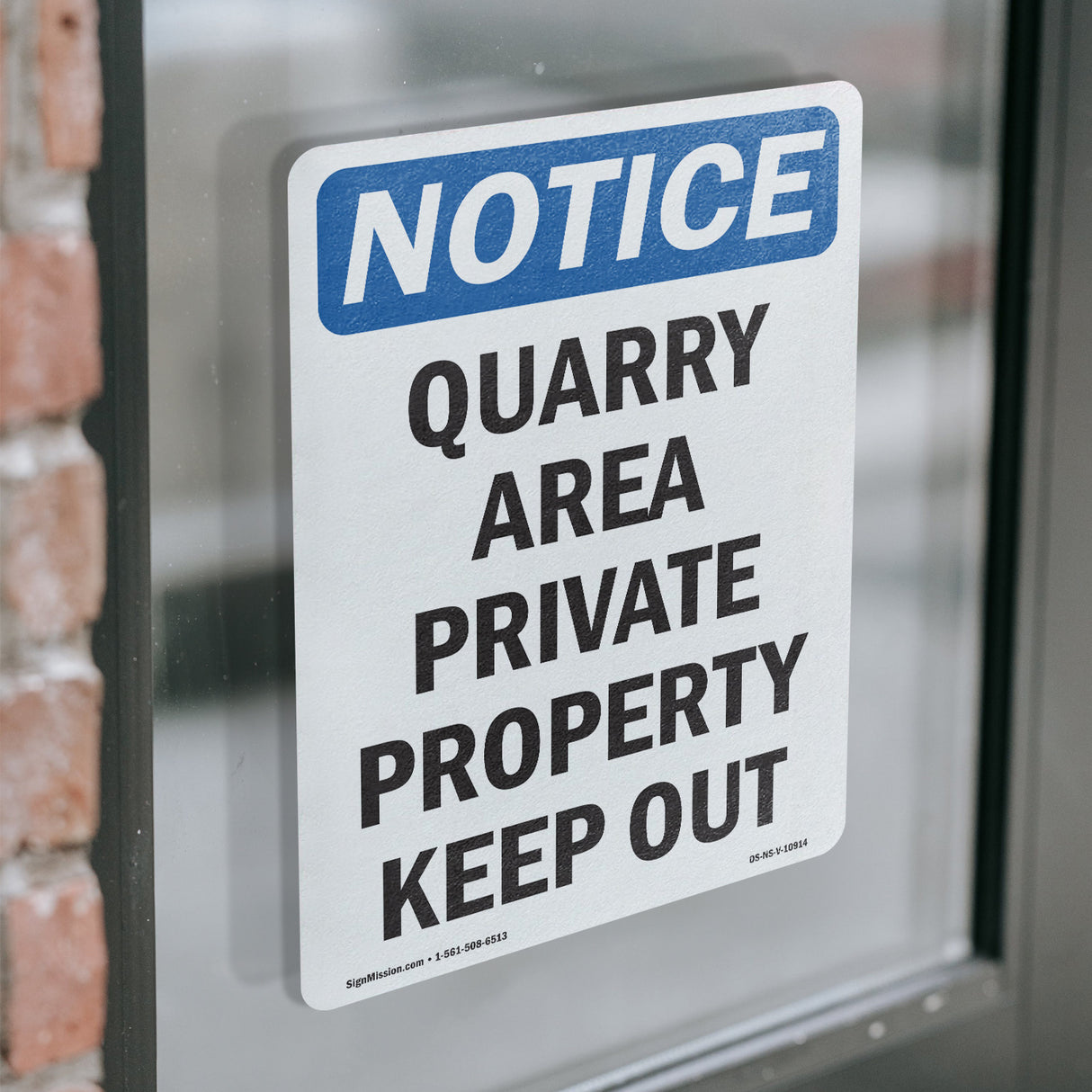 Danger Quarry Area Private Property Keep Out