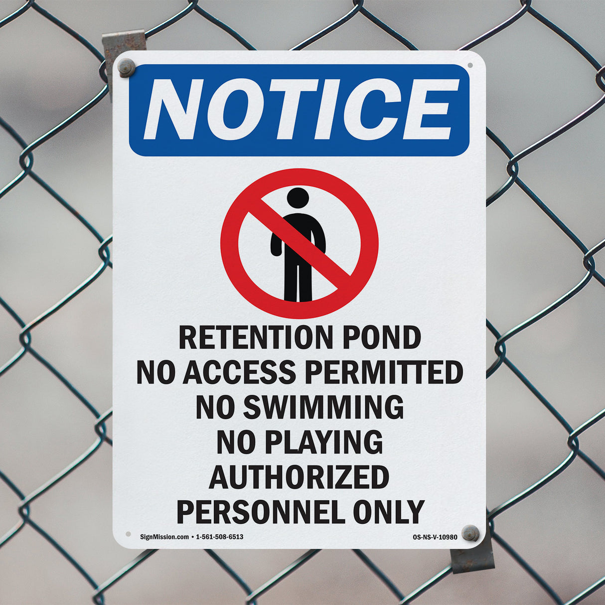 Detention Pond No Access Permitted