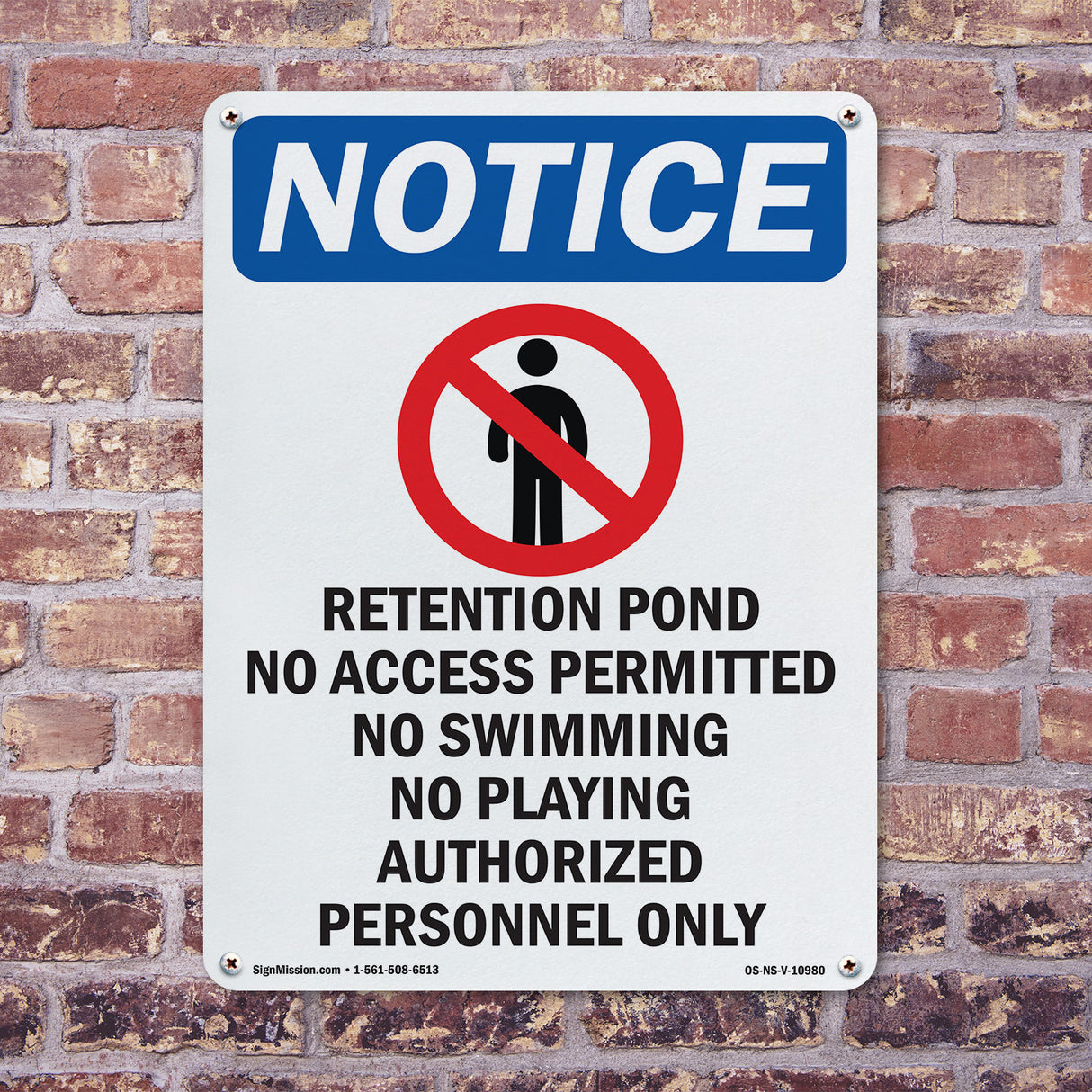 Detention Pond No Access Permitted
