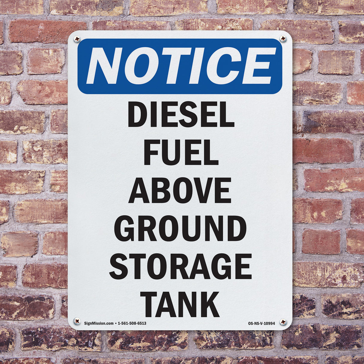 Diesel Fuel Above Ground Storage Tank