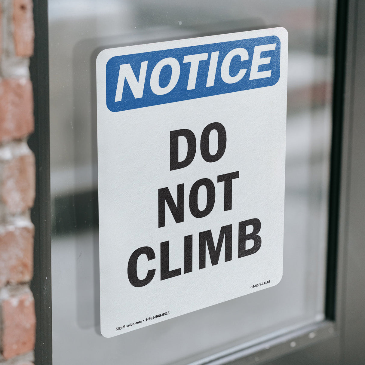 Do Not Climb Sign