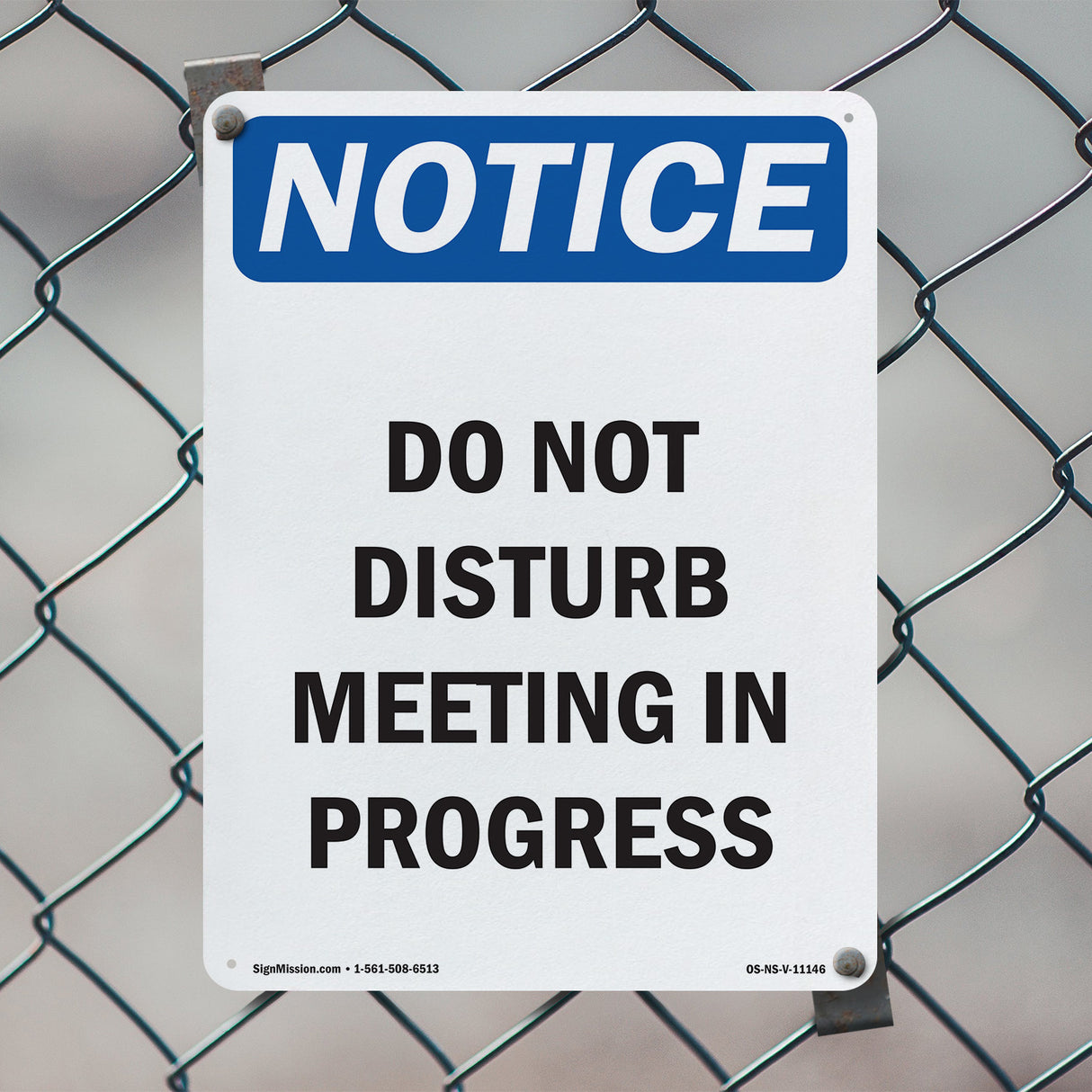 Do Not Disturb Meeting In Progress