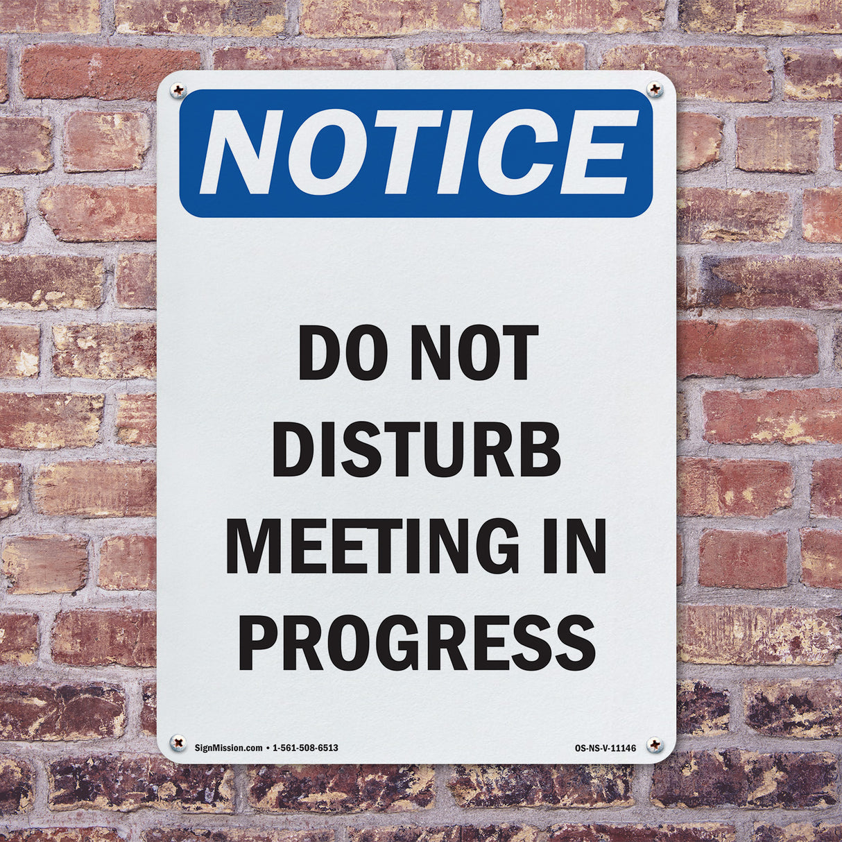 Do Not Disturb Meeting In Progress