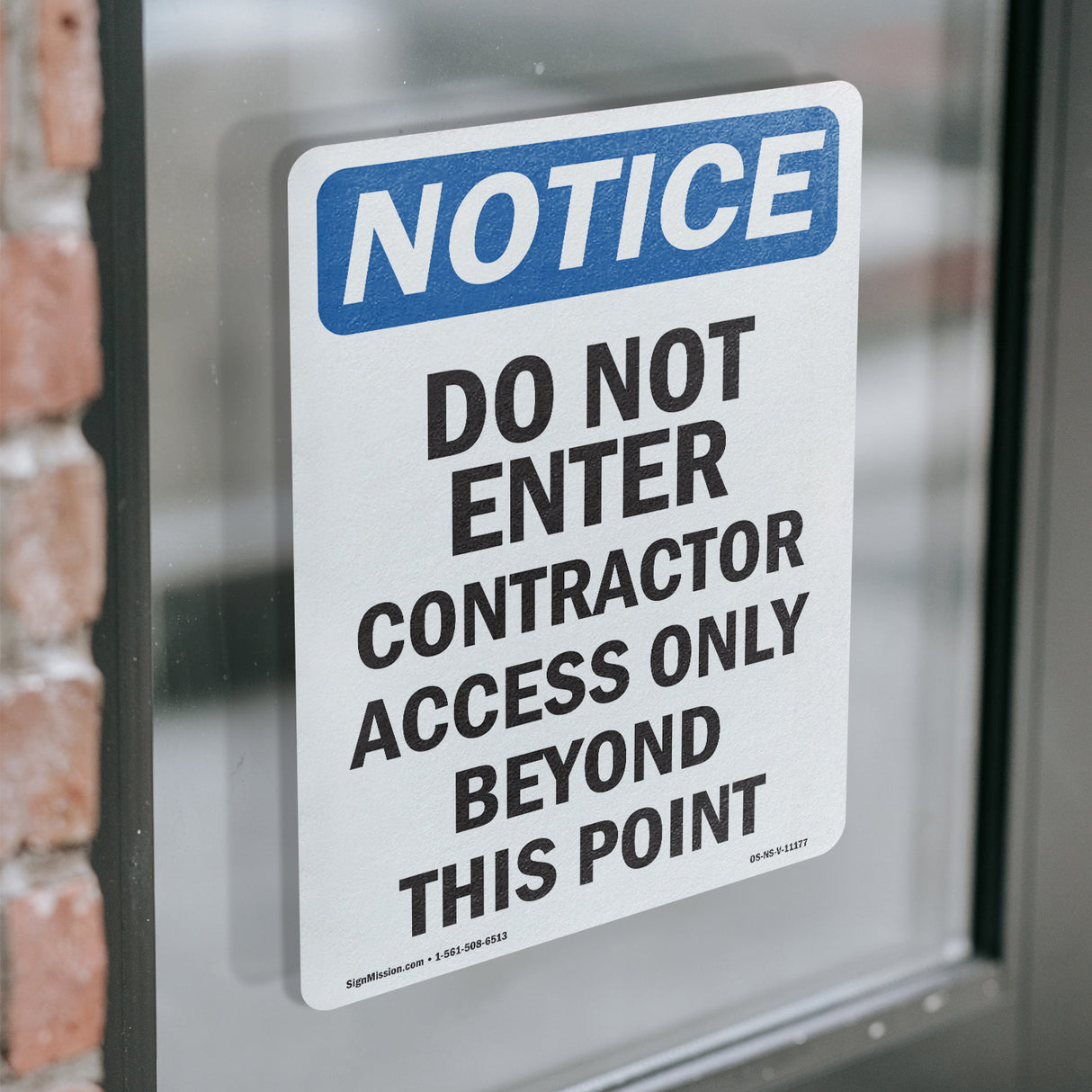 Do Not Enter Contractor Access Only Beyond