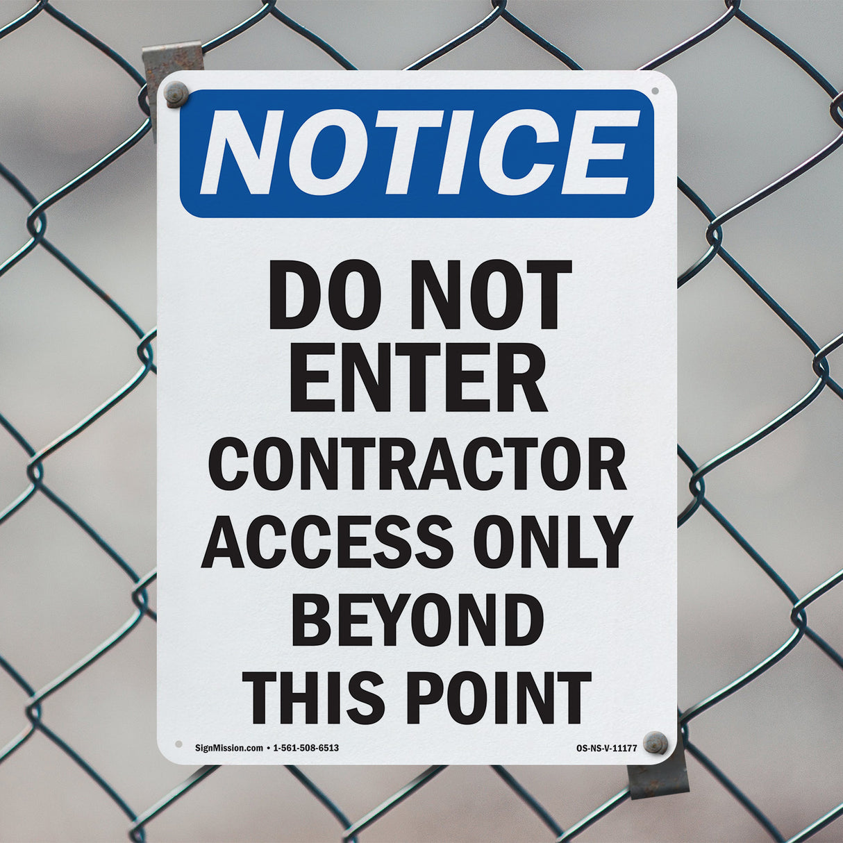 Do Not Enter Contractor Access Only Beyond