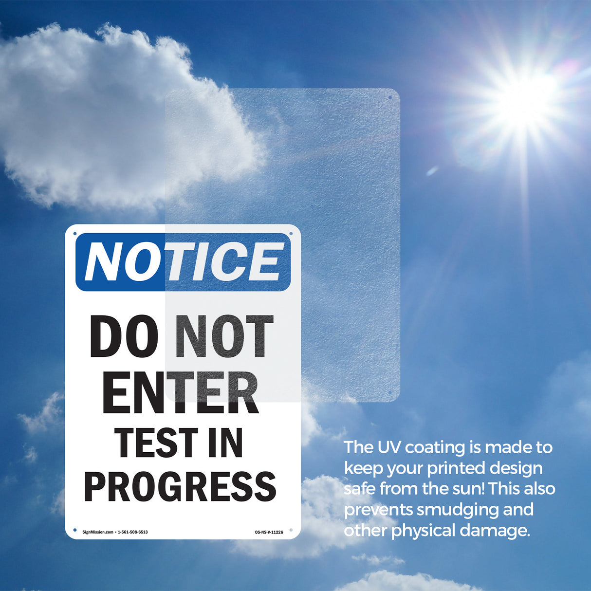 Do Not Enter Test In Progress Sign