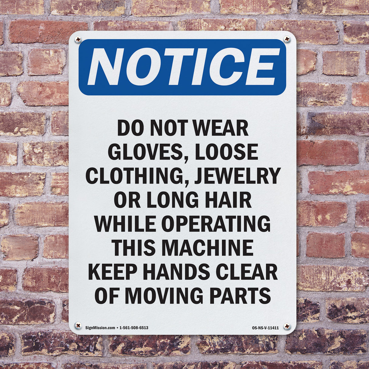Do Not Wear Gloves, Loose Clothing, Jewelry