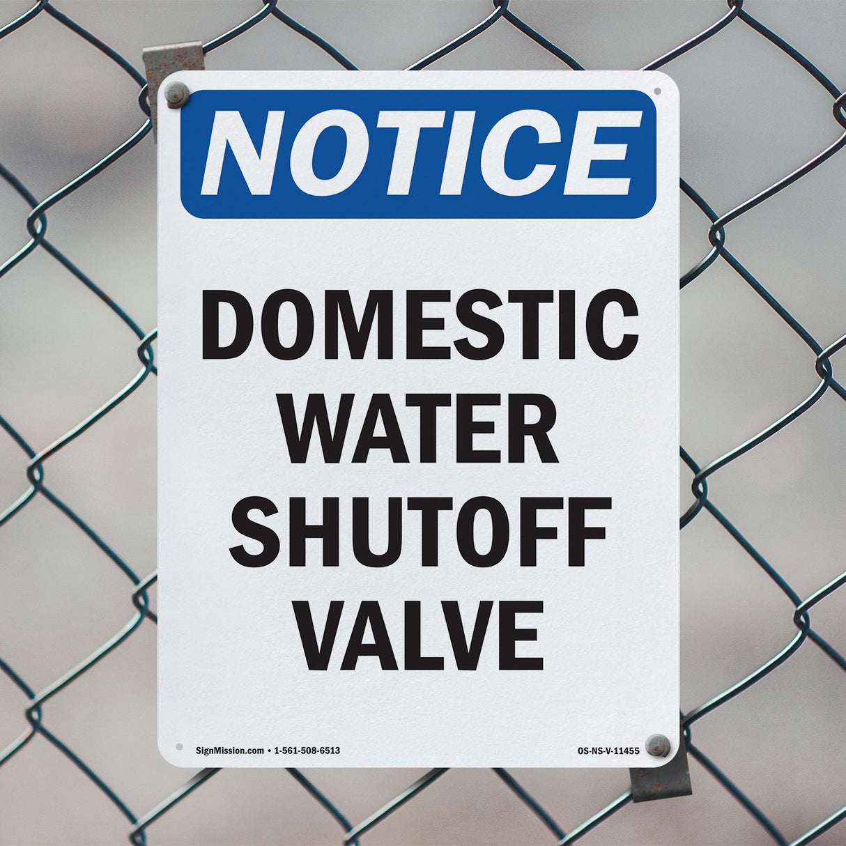 Domestic Water Shutoff Valve