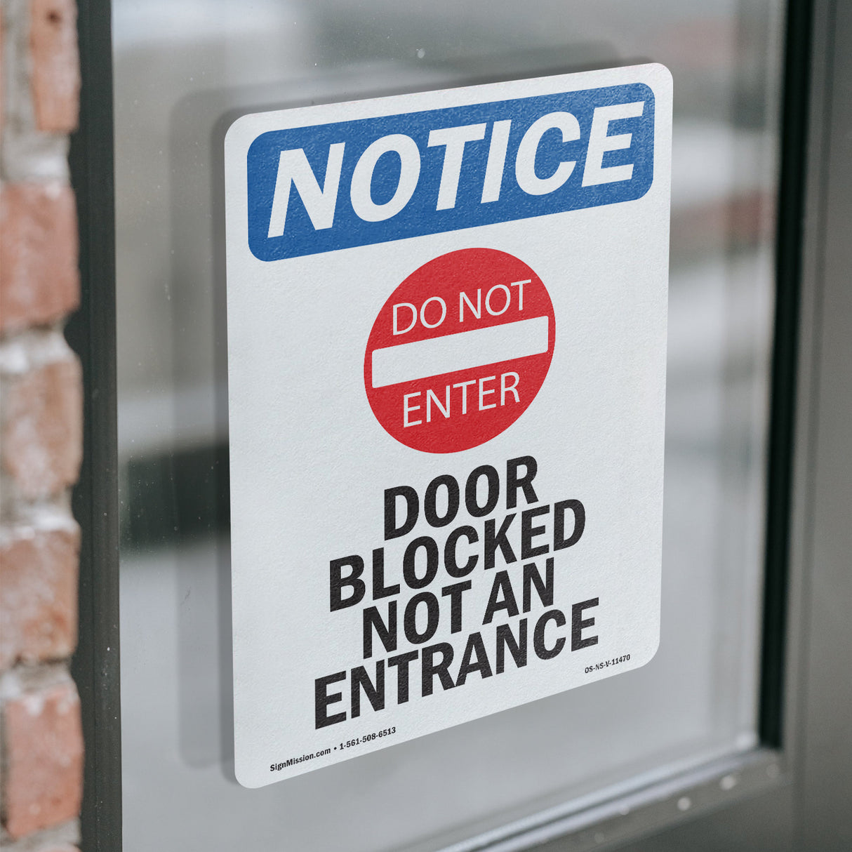 Door Blocked Not An Entrance