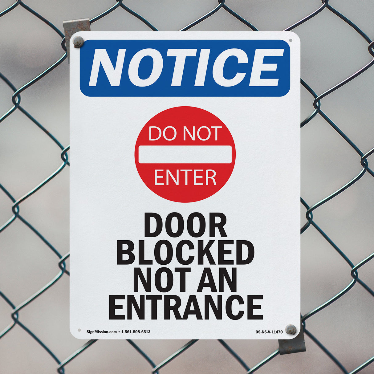 Door Blocked Not An Entrance