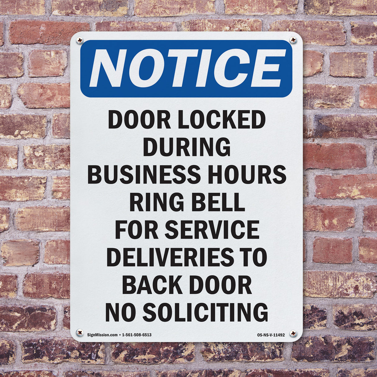 Door Locked During Business Hours Ring Bell