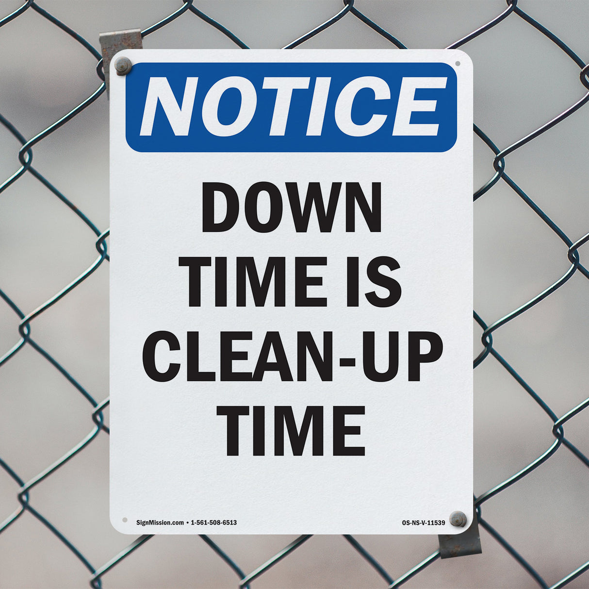 Down Time Is Clean-Up Time