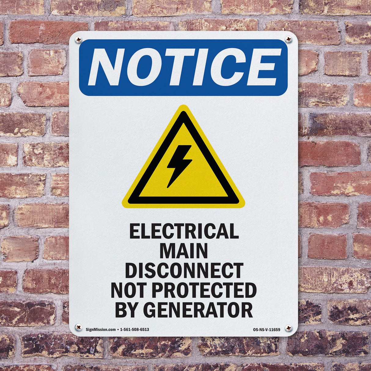 Electrical Main Disconnect Not