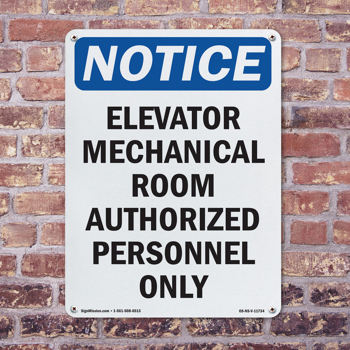Elevator Mechanical Room Authorized Personnel Only