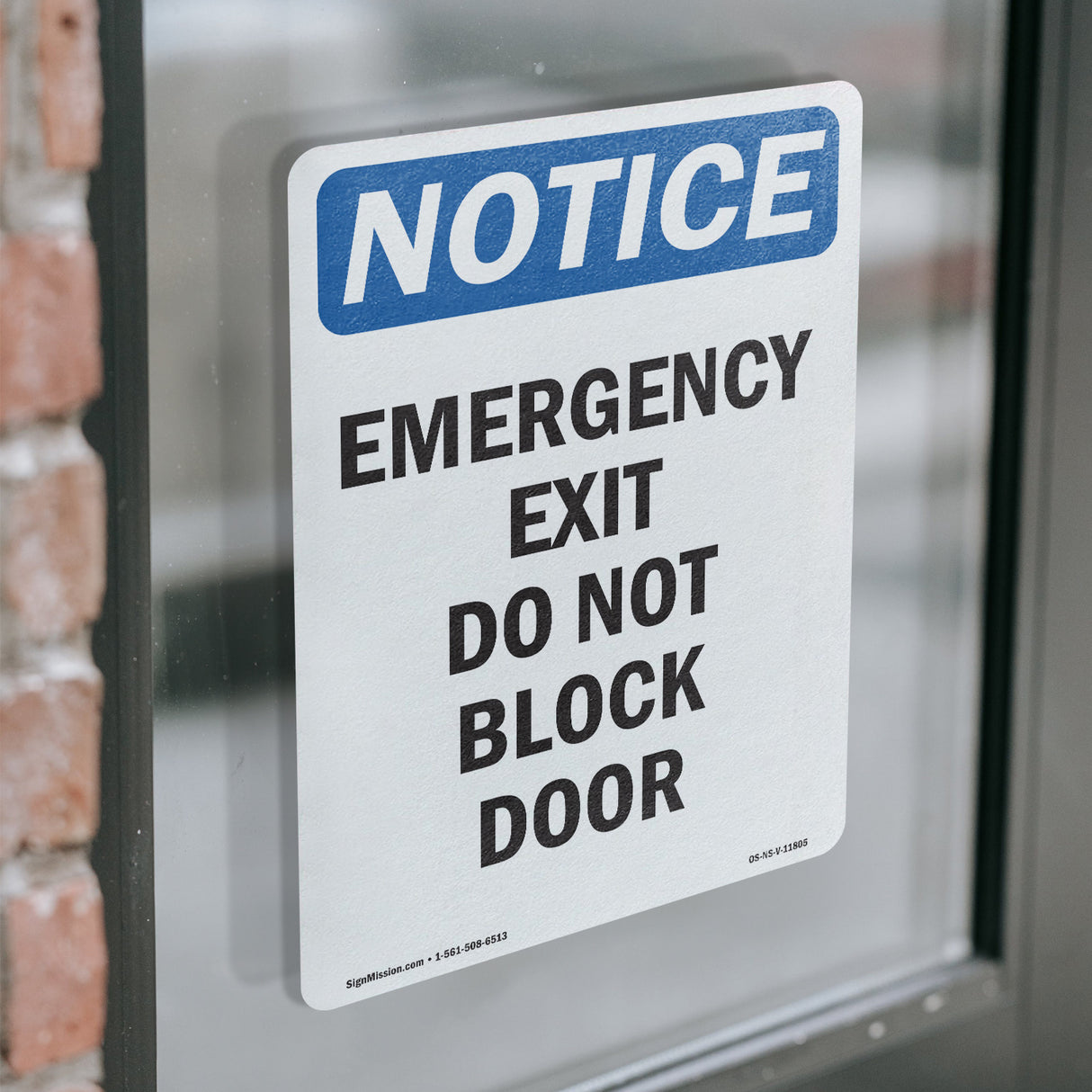 Emergency Exit Do Not Block Door