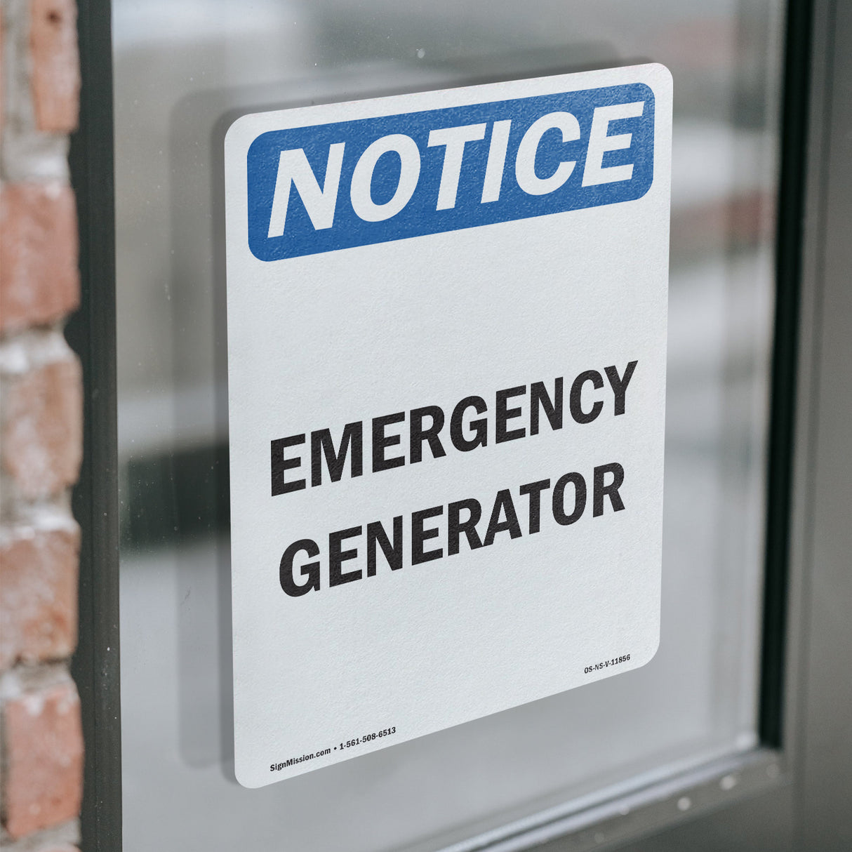 Emergency Generator Sign