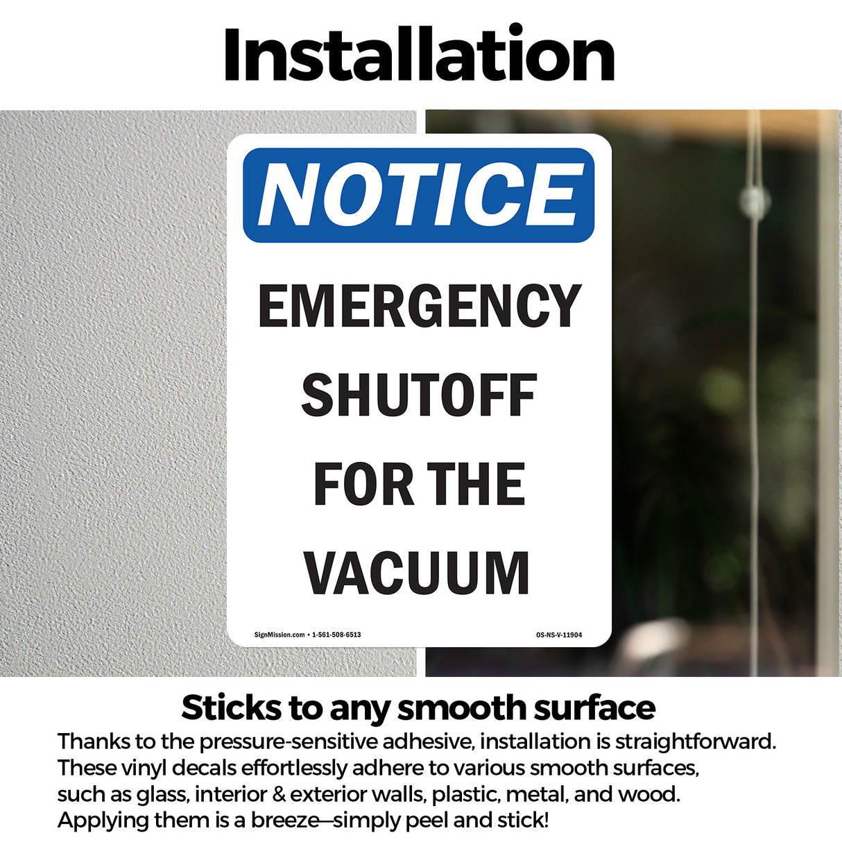 Emergency Shutoff For The Vacuum