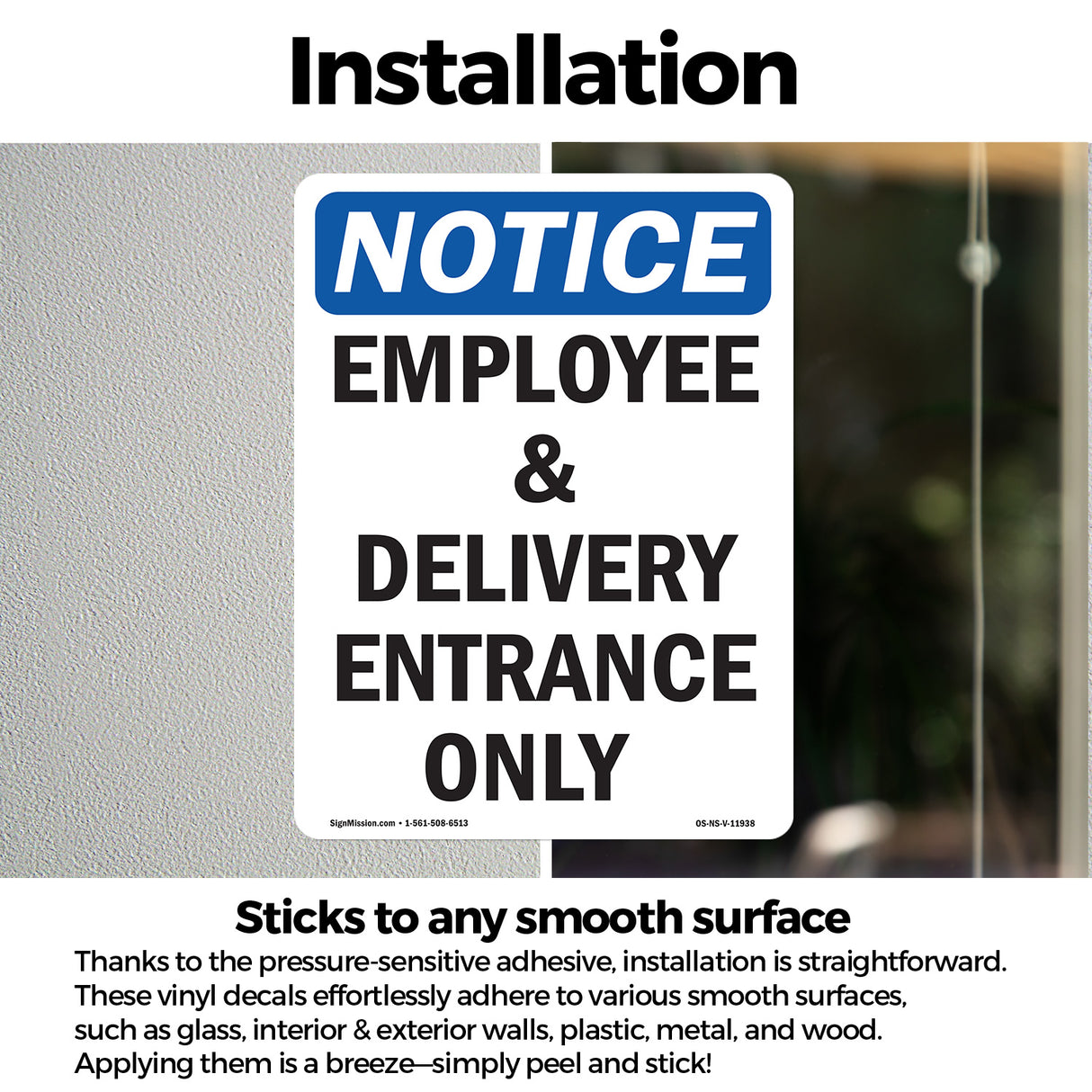 Employee And Delivery Entrance Only