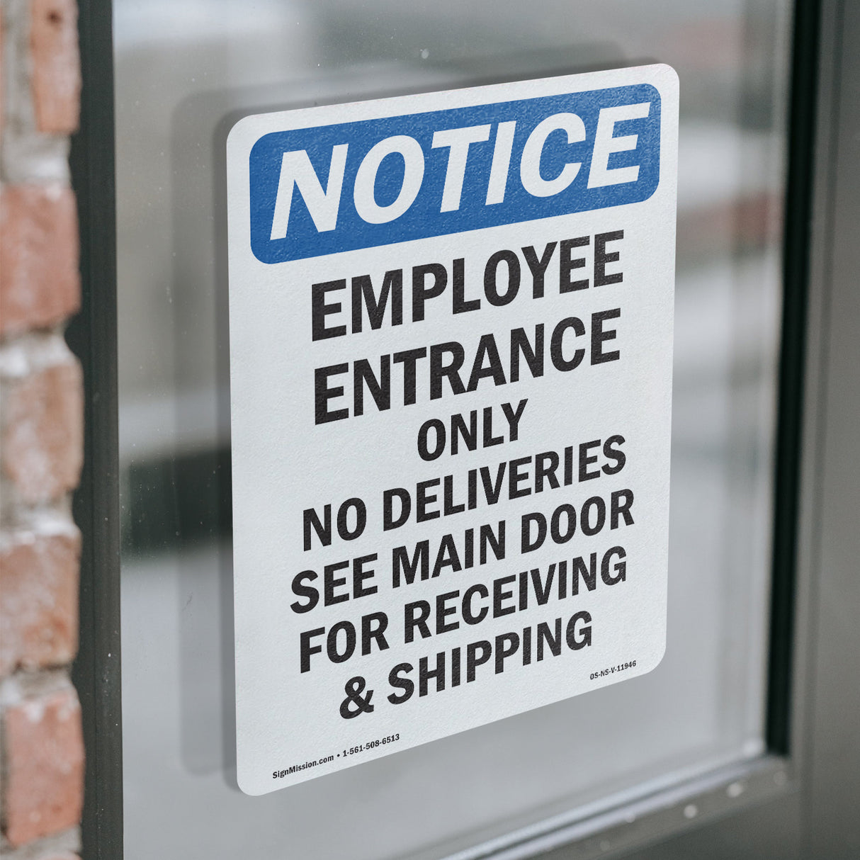 Employee Entrance Only No Deliveries See
