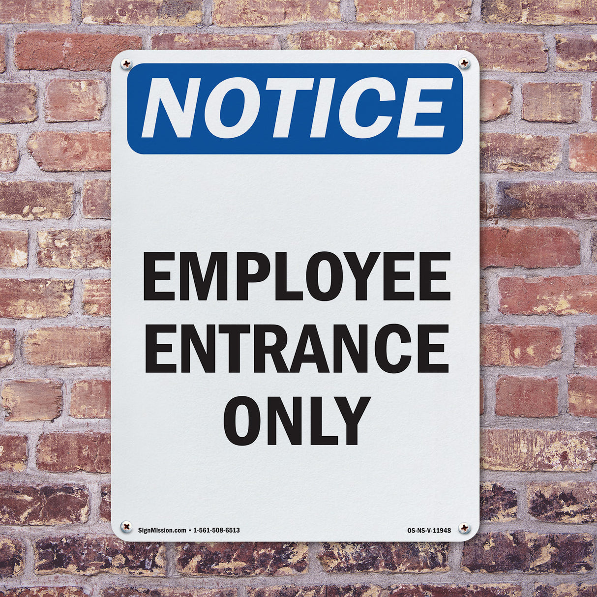 Employee Entrance Only