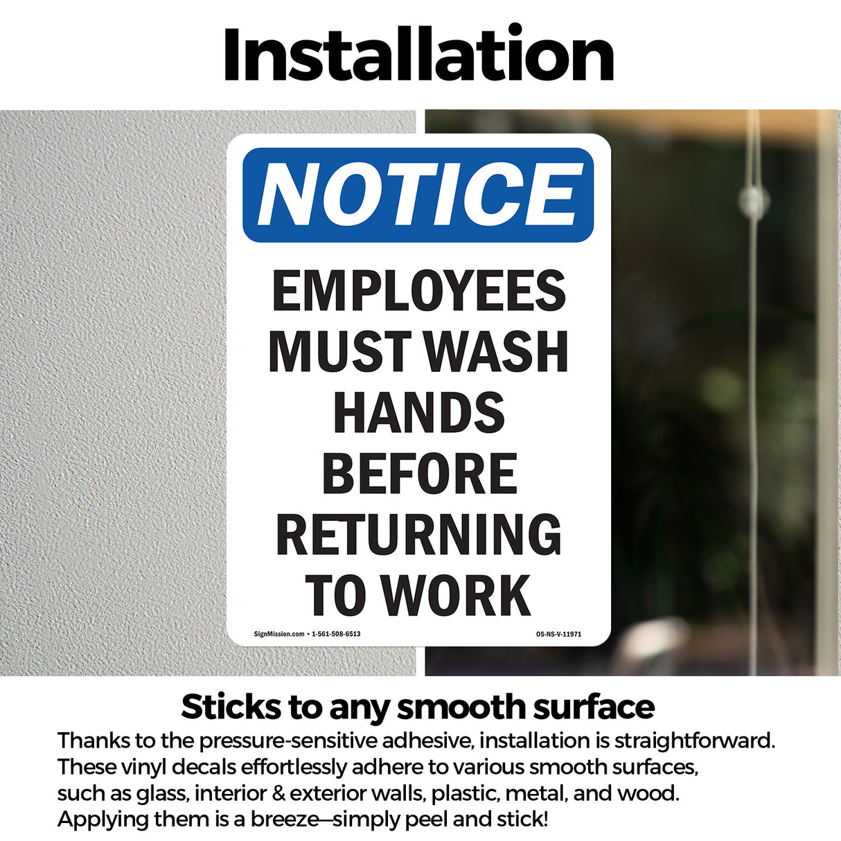 Employees Must Wash Hands Before Returning To Work