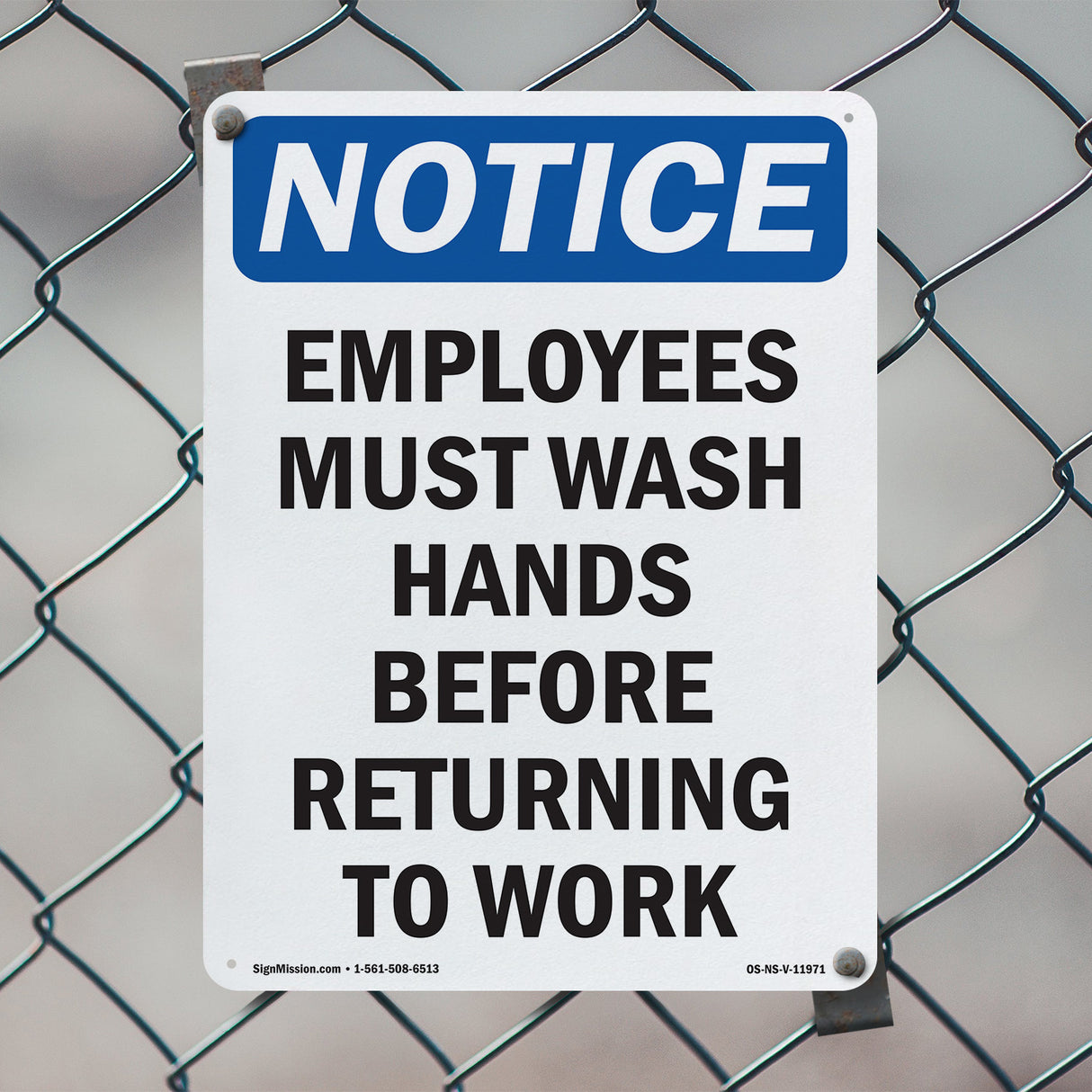 Employees Must Wash Hands Before Returning To Work