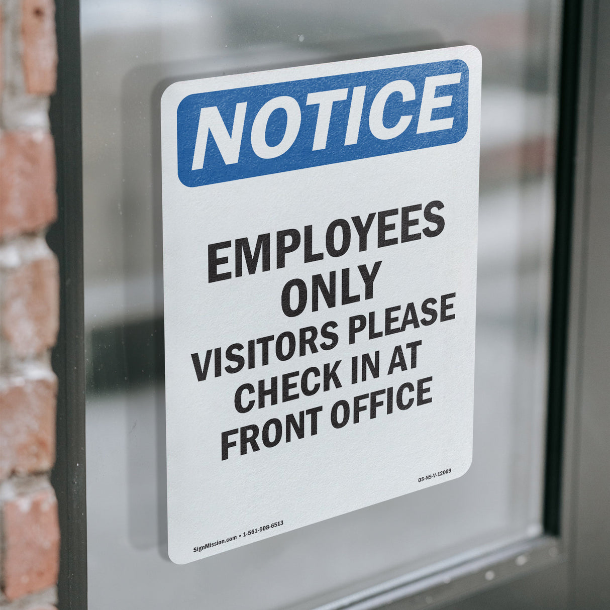 Employees Only Visitors Please Check In