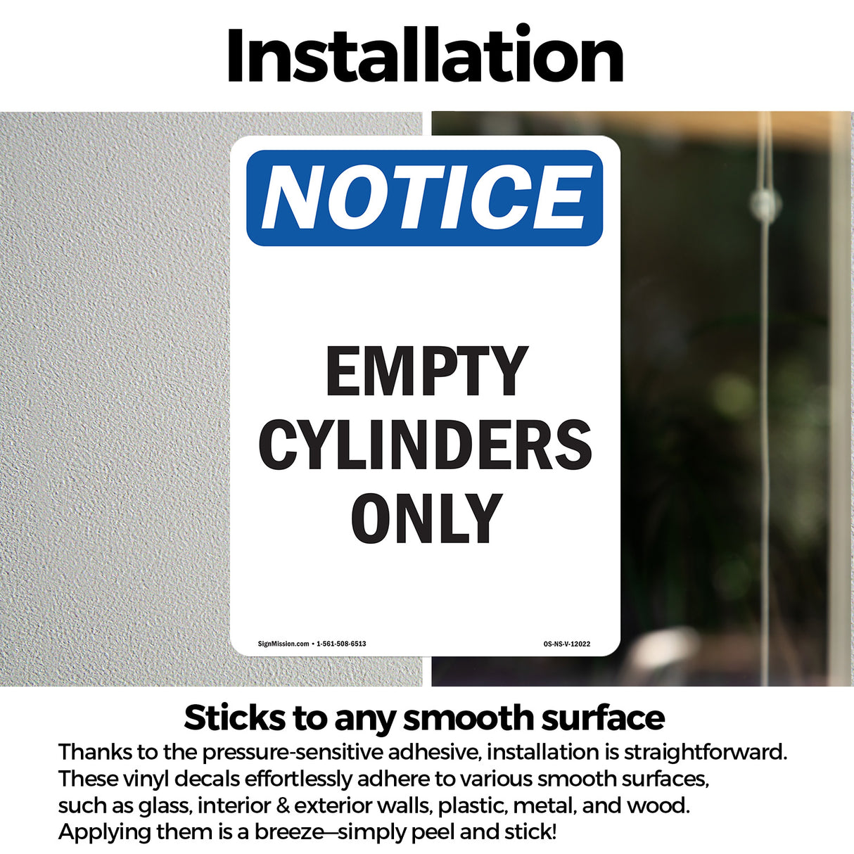 Empty Cylinders Only