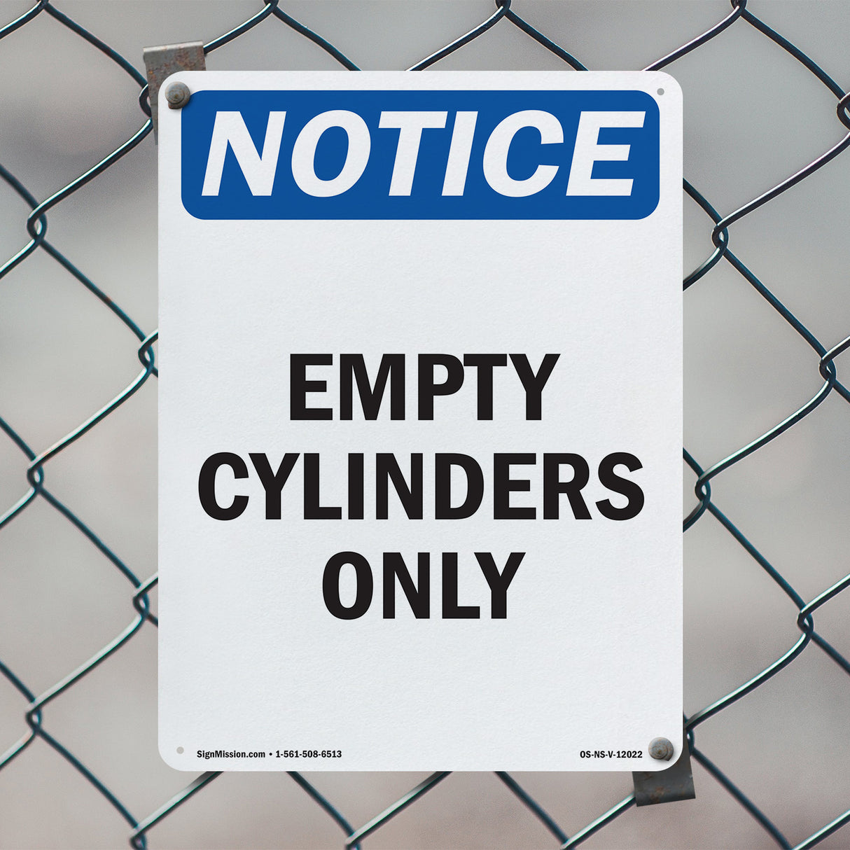 Empty Cylinders Only