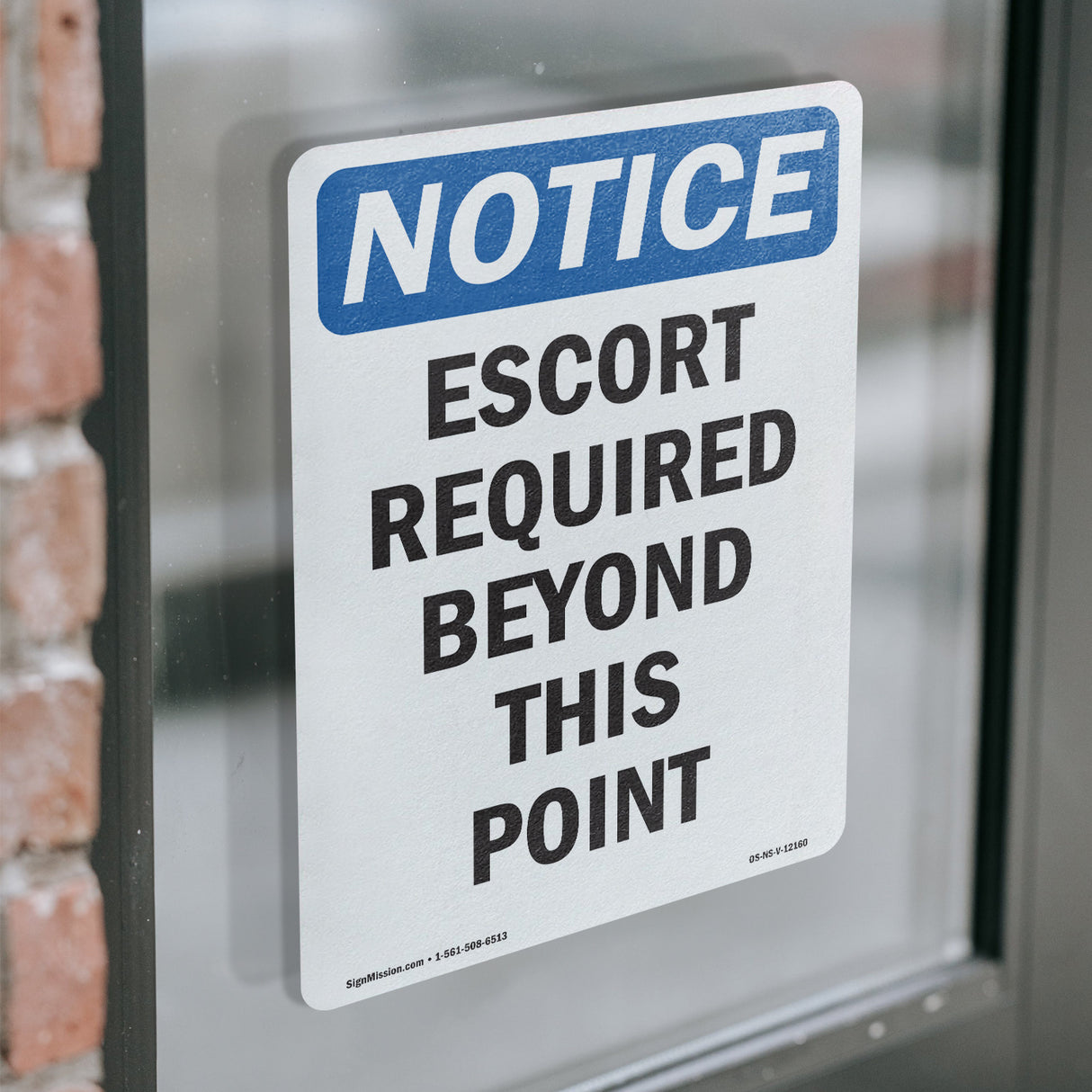 Escort Required Beyond This Point