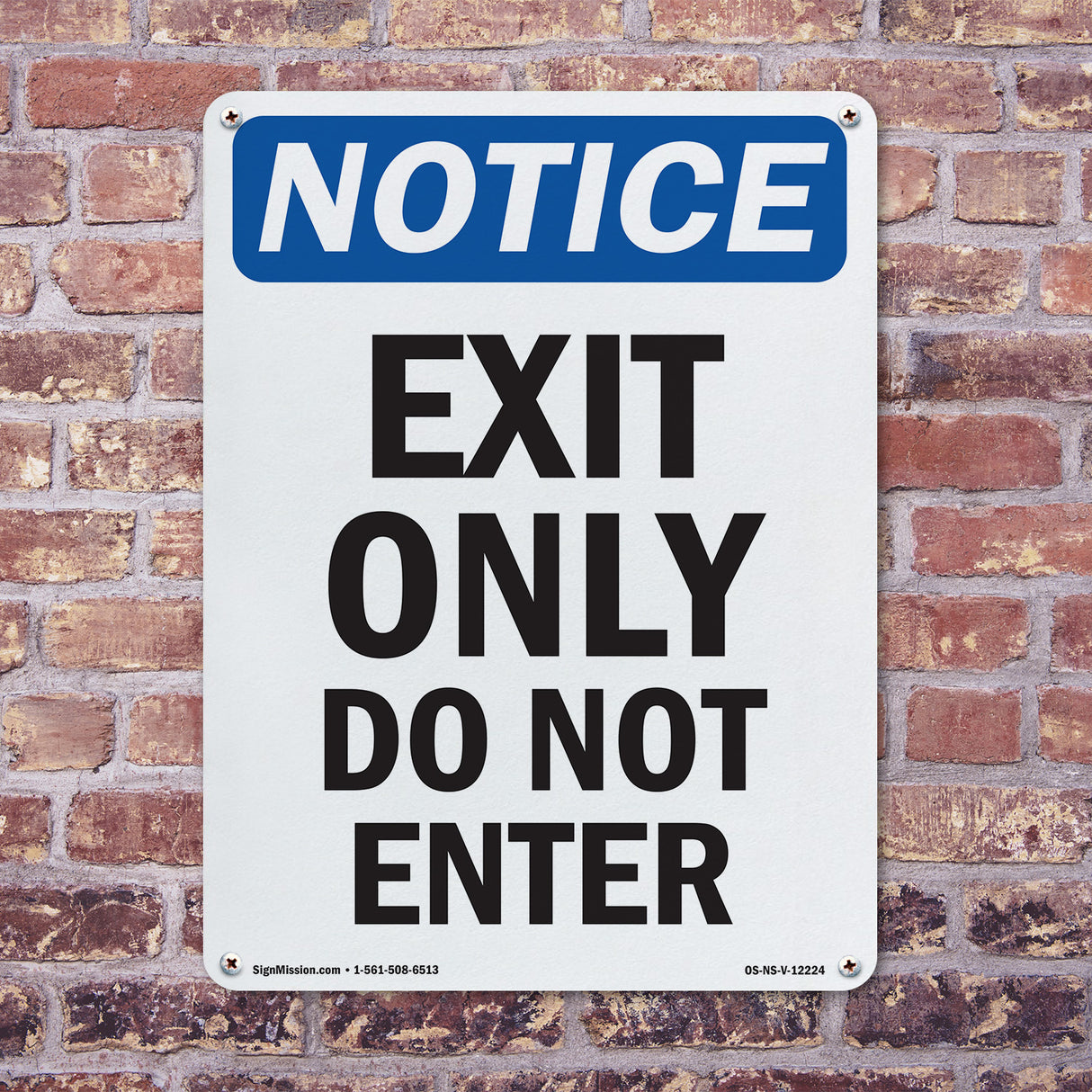 Exit Only Do Not Enter