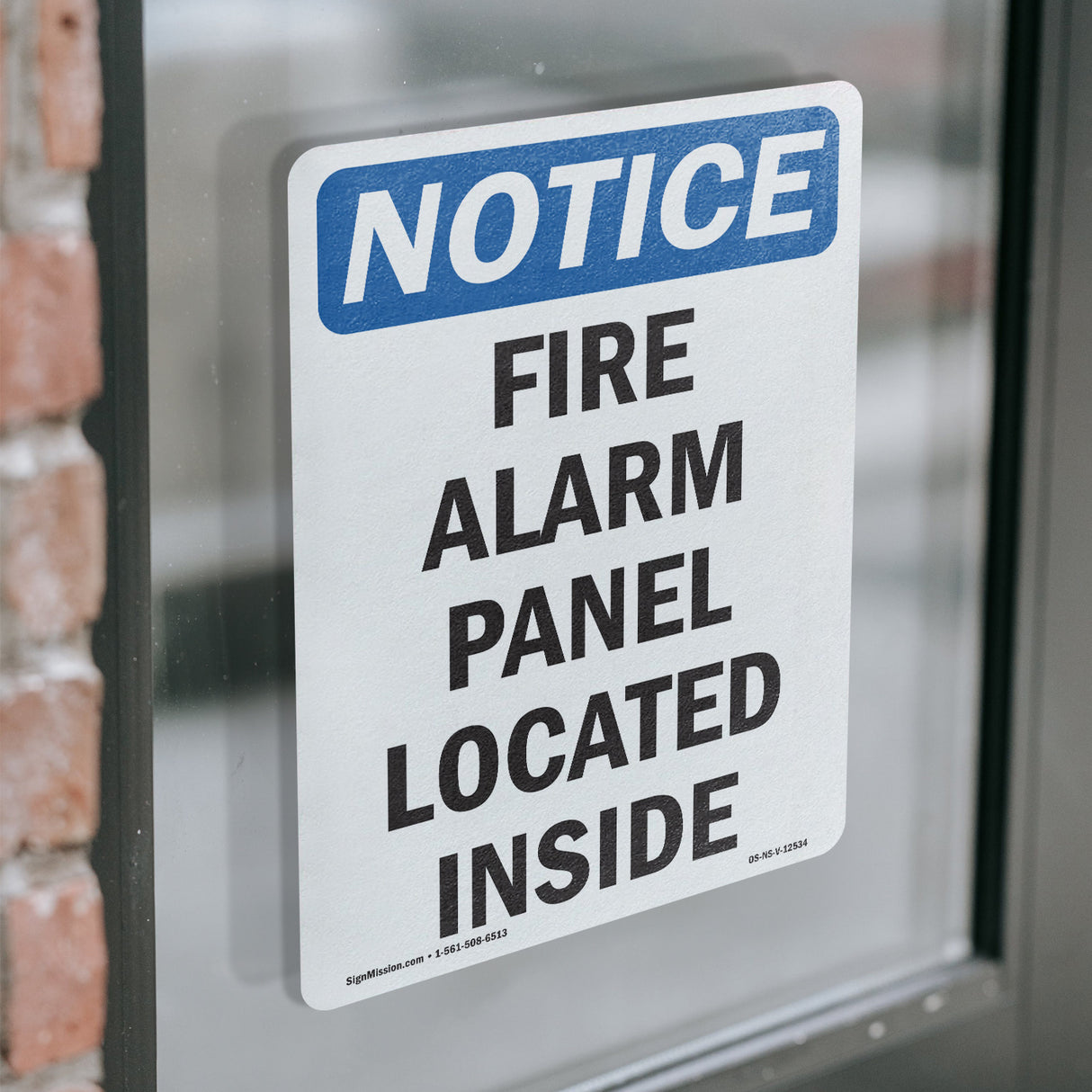 Fire Alarm Panel Located Inside