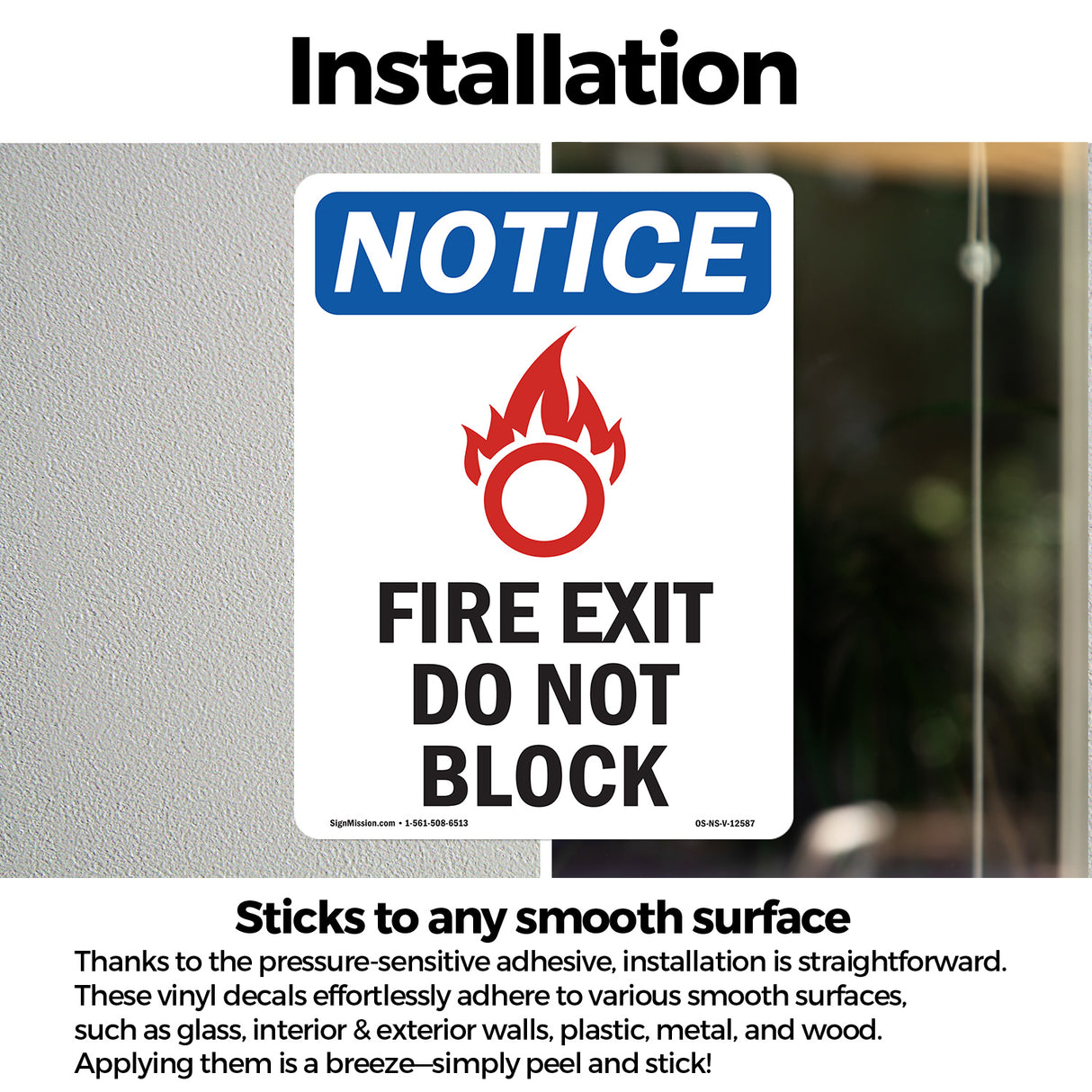 Fire Exit Do Not Block