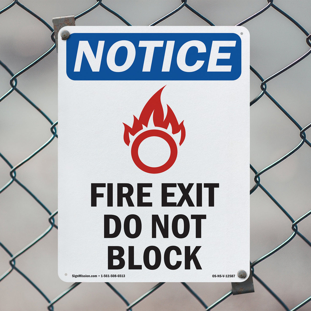 Fire Exit Do Not Block