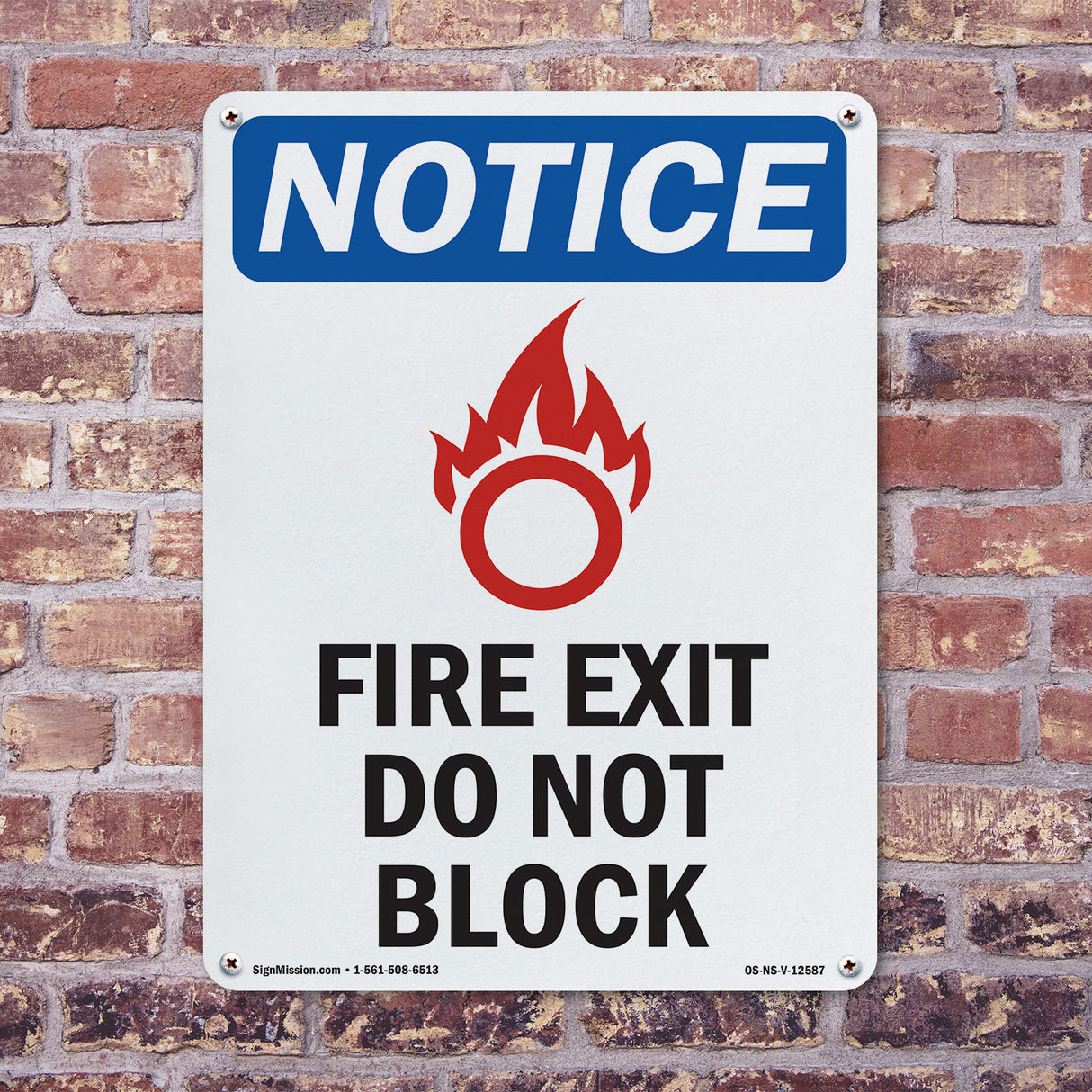 Fire Exit Do Not Block