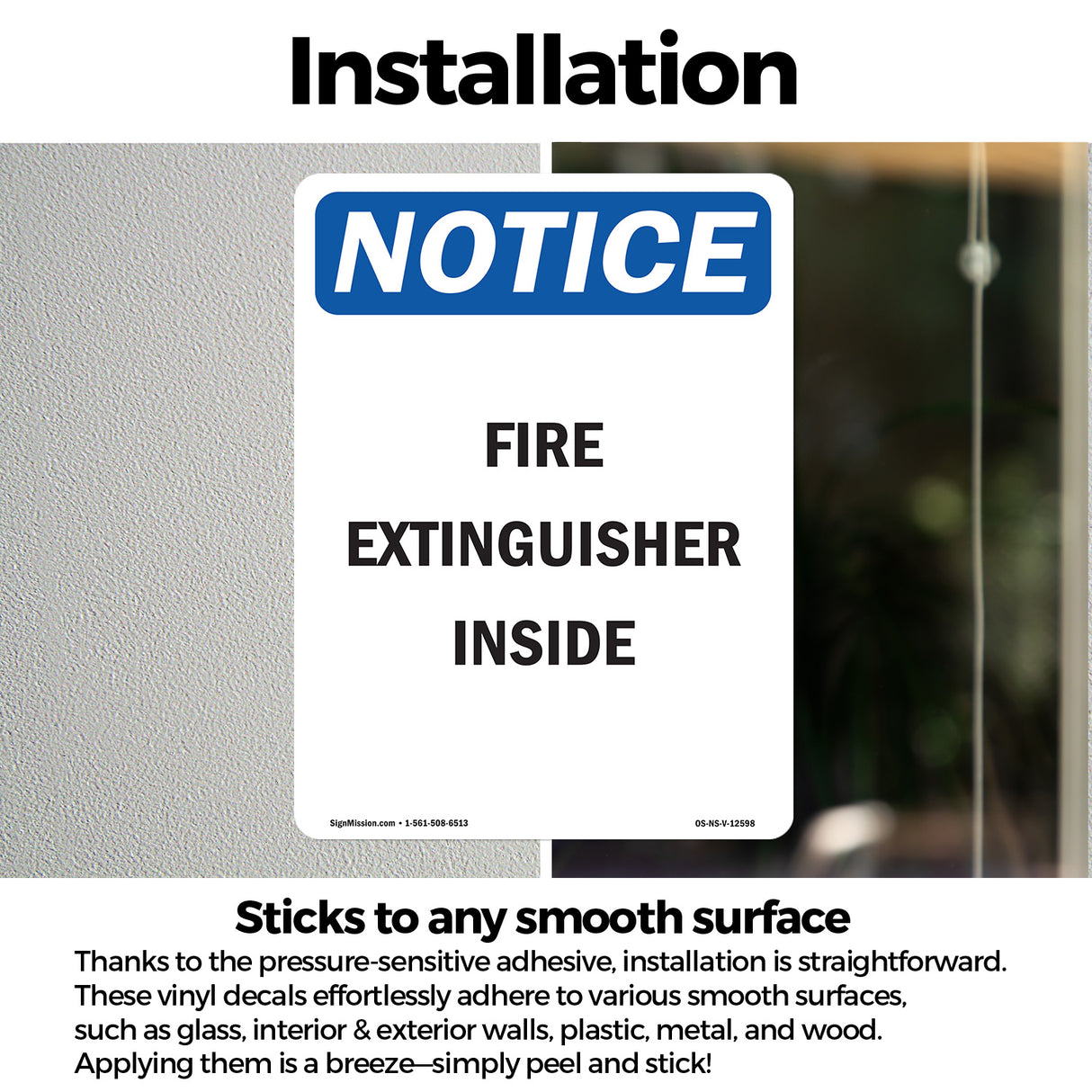 Fire Extinguisher Inside Sign
