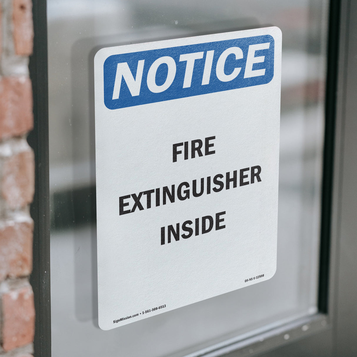 Fire Extinguisher Inside Sign
