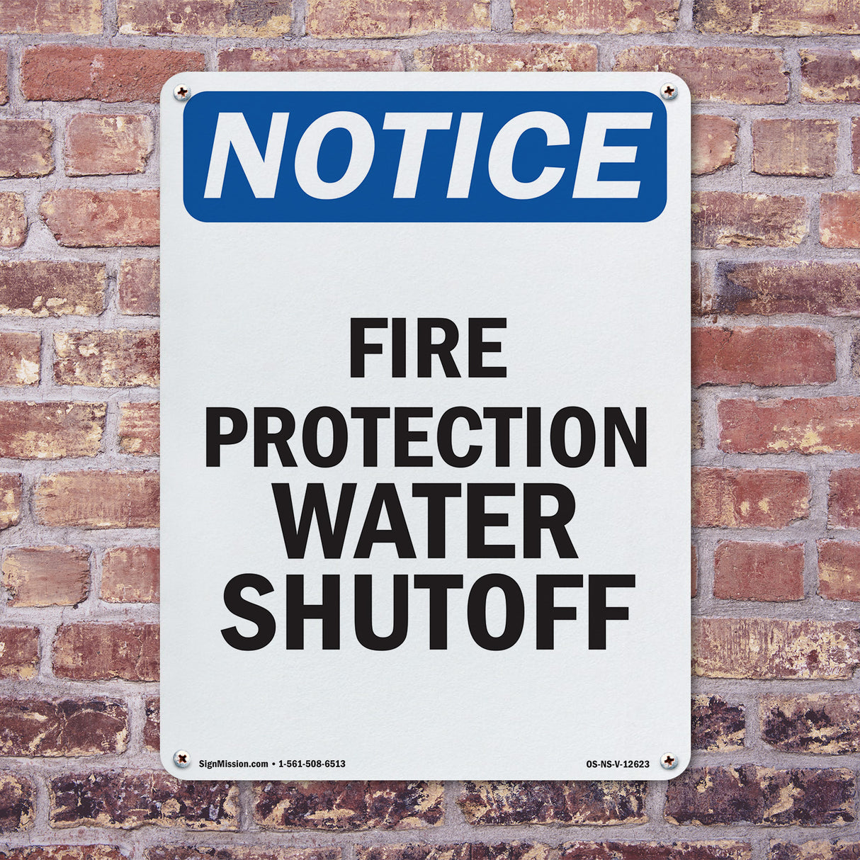 Fire Protection Water Shutoff
