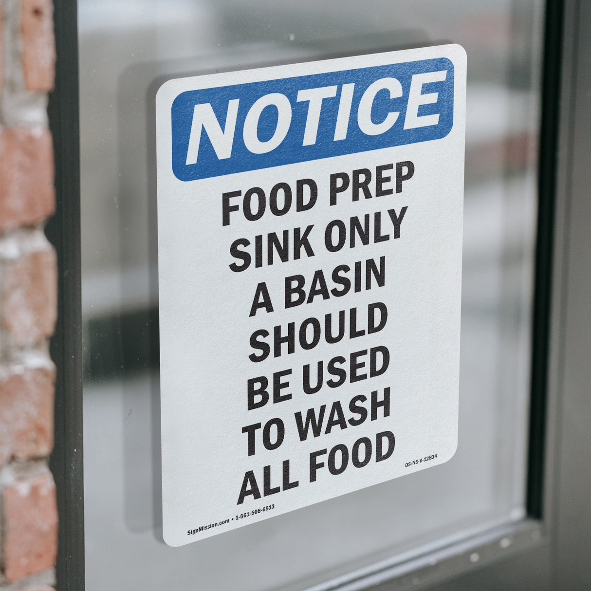 Food Prep Sink Only A Basin Should Be Used
