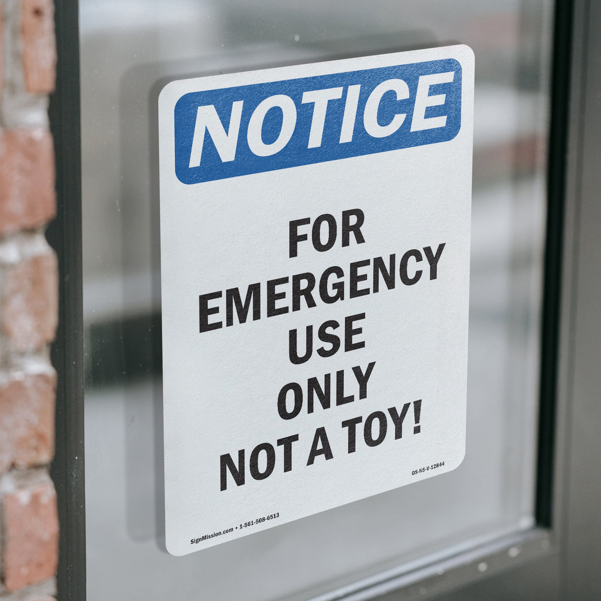 For Emergency Use Only Not A Toy!