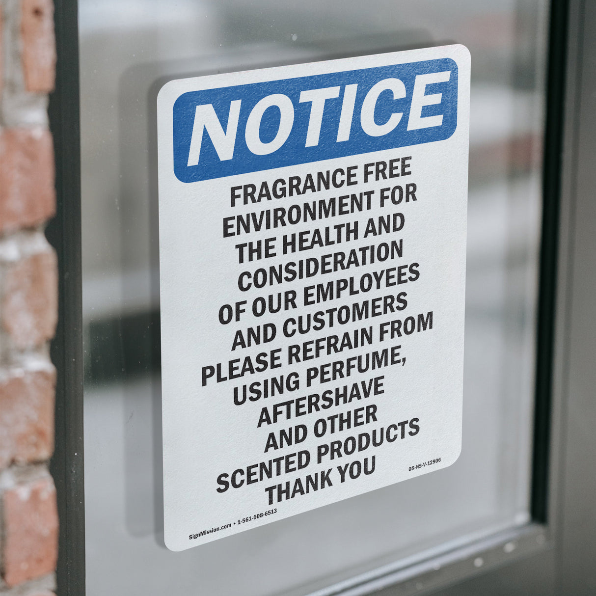 Fragrance Free Environment For
