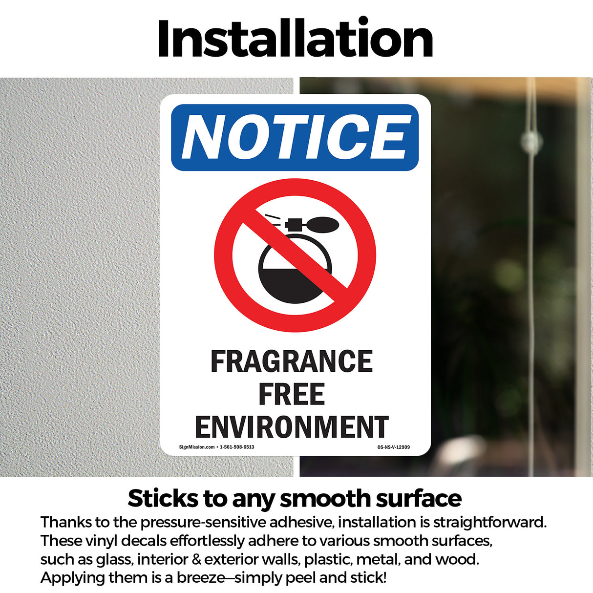Fragrance Free Environment