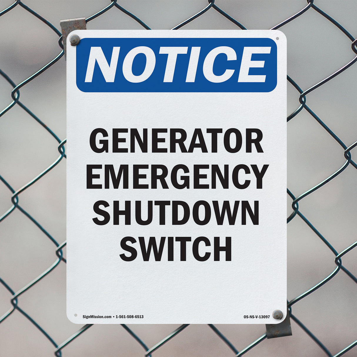 Generator Emergency Shutdown Switch