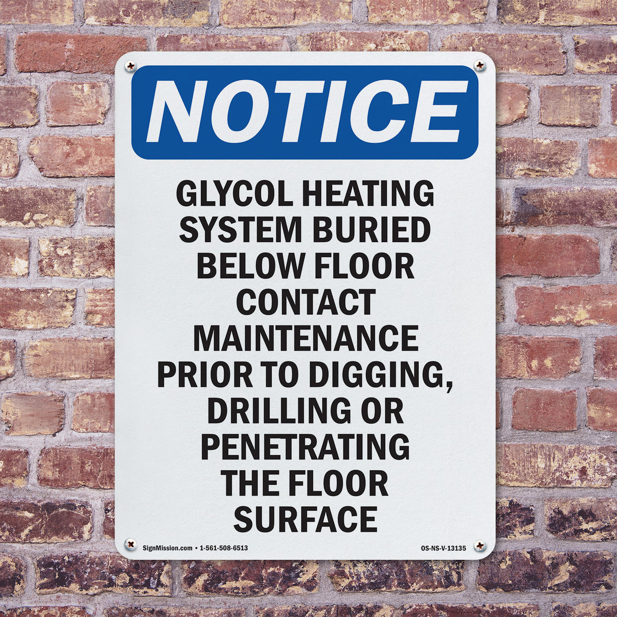 Glycol Heating System Buried Below Floor