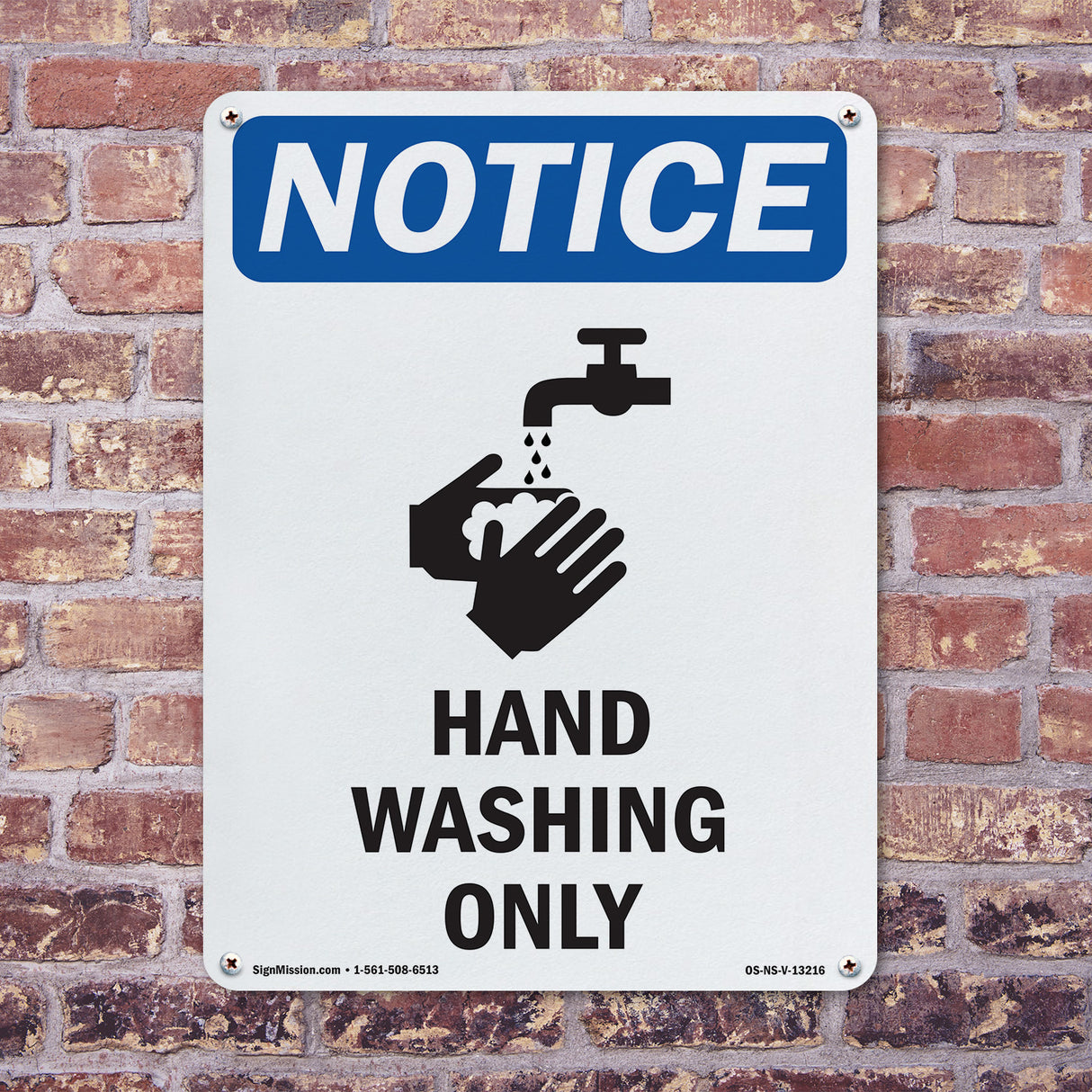 Hand Washing Only