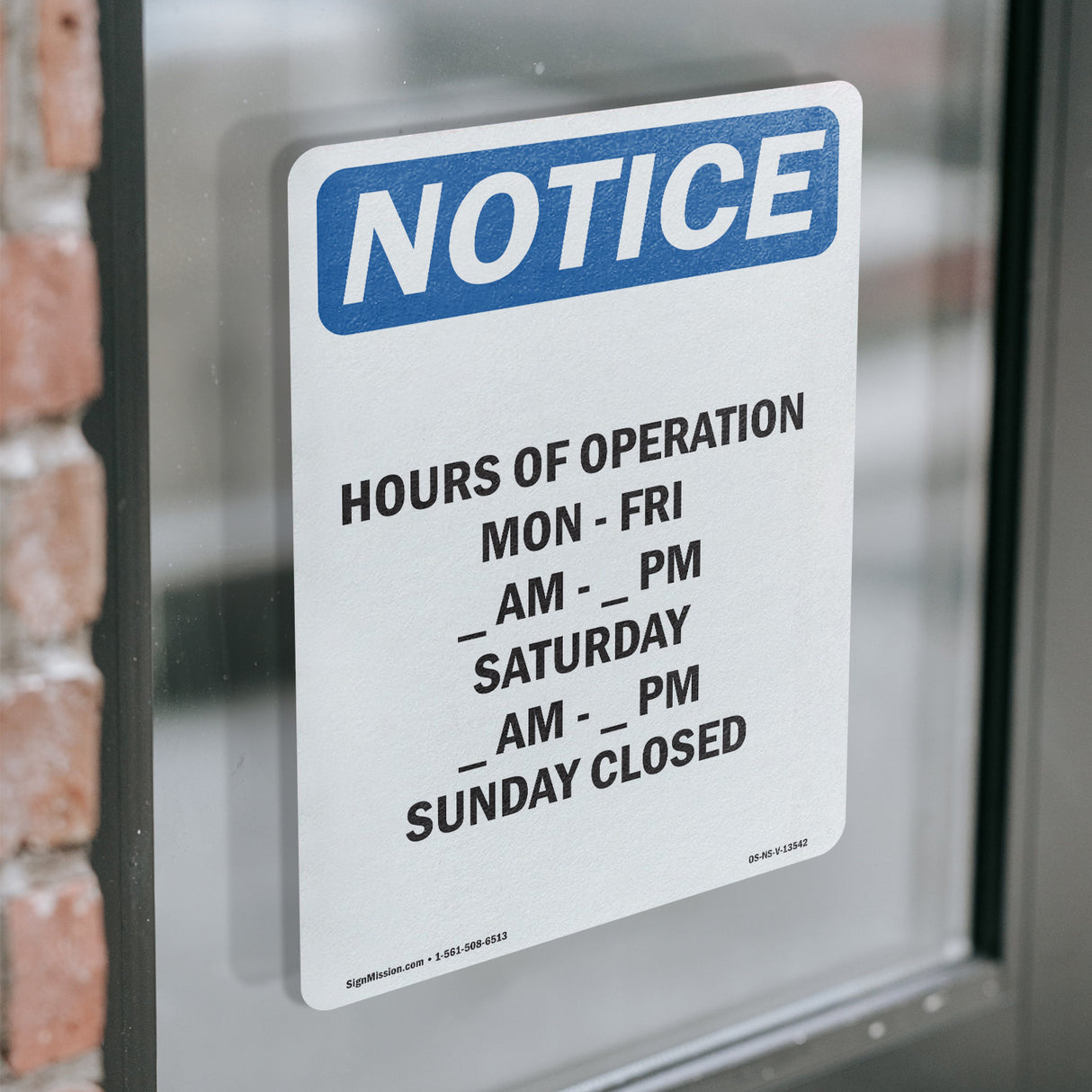 Hours Of Operation Mon - Fri ____ Am - ____